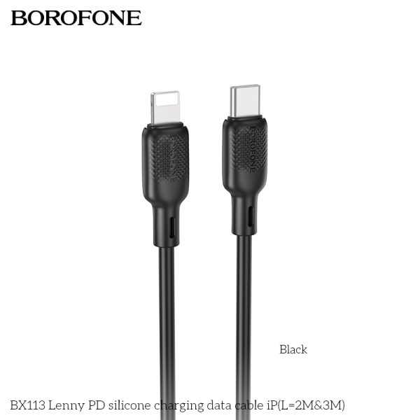 IP Leneng PD silicone charging data cable