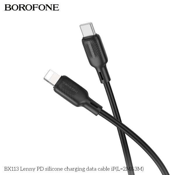 IP Leneng PD silicone charging data cable - Image 2