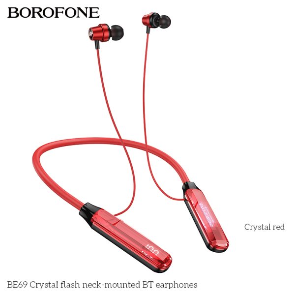 Crystal Flash Neck Hanging Wireless Bluetooth Headset - Image 2