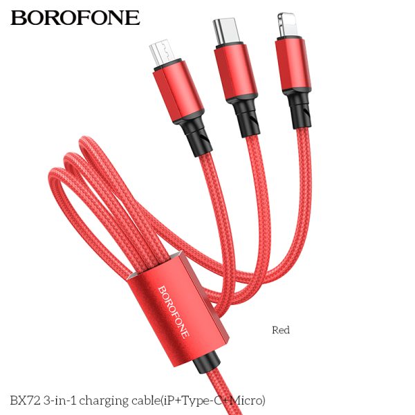 One-to-three charging line (iP+Type-C+Micro) - Image 2
