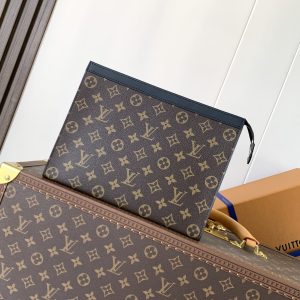 LV printed men's clutch bag