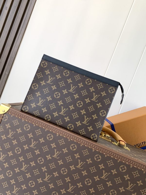 LV printed men's clutch bag - Image 3