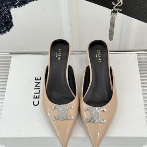 Celine's classic pointed cat and slippers