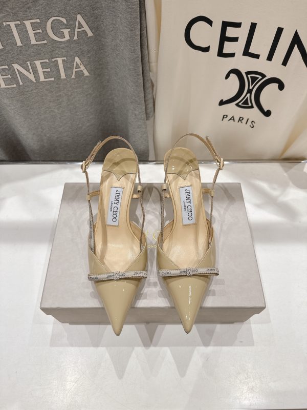 New simple pointed high-heeled shoes sandals